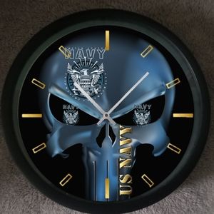 Punisher Navy clock